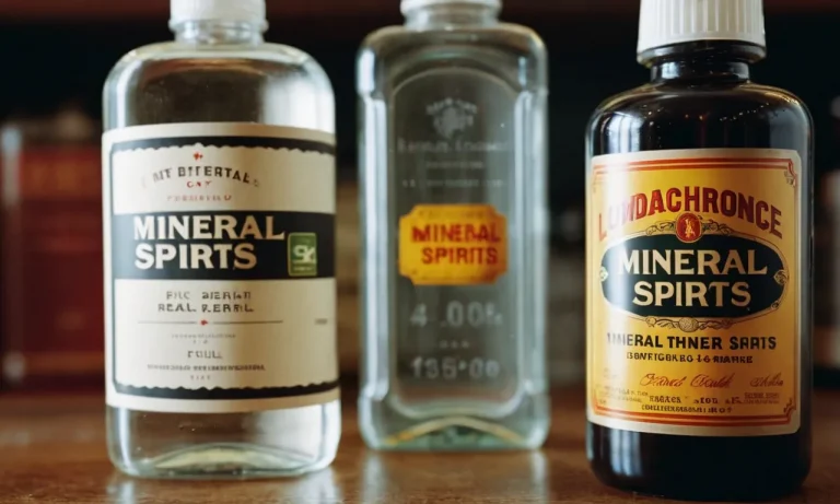 The Key Differences Between Mineral Spirits And Paint Thinner