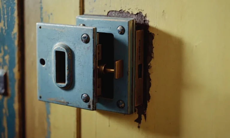 Troubleshooting A Door Lock That Won’T Turn From The Inside