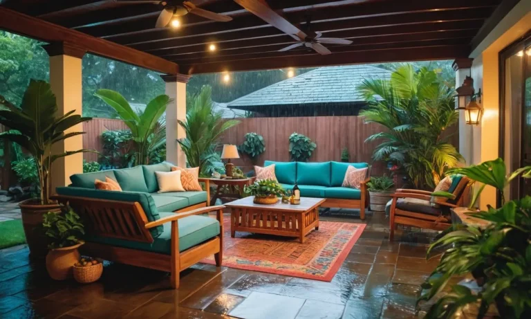 The Best Outdoor Furniture For Rainy Weather
