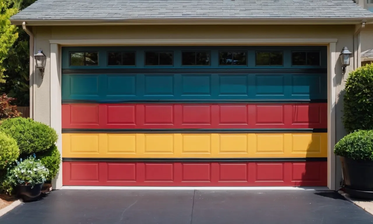 A captivating painting showcasing the skilled hands of a garage door repair specialist in Woodland Hills, with vibrant colors and intricate details capturing the essence of their craft.