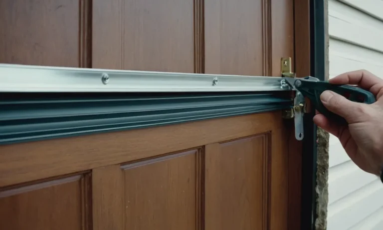 How To Install Garage Door Weather Stripping