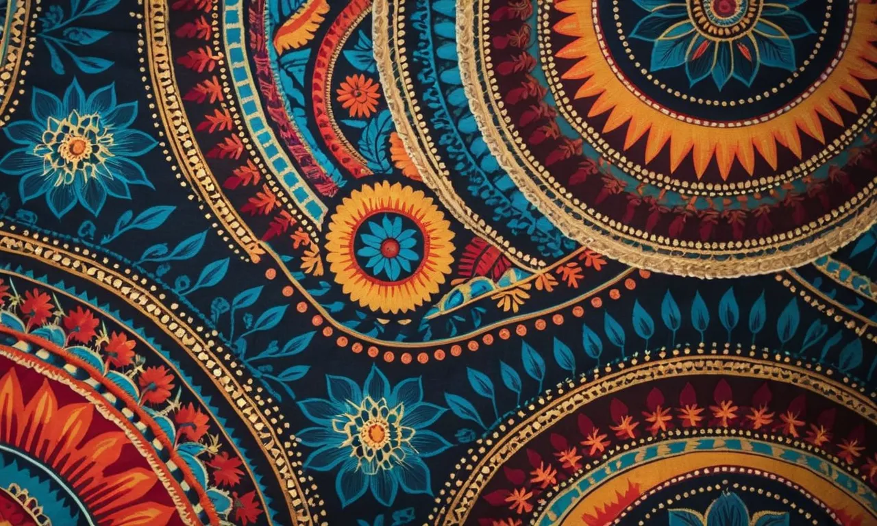 A close-up shot of a vibrant and detailed fabric print, flawlessly rendered by the best printer, showcasing the intricate patterns and vivid colors with exceptional clarity and precision.