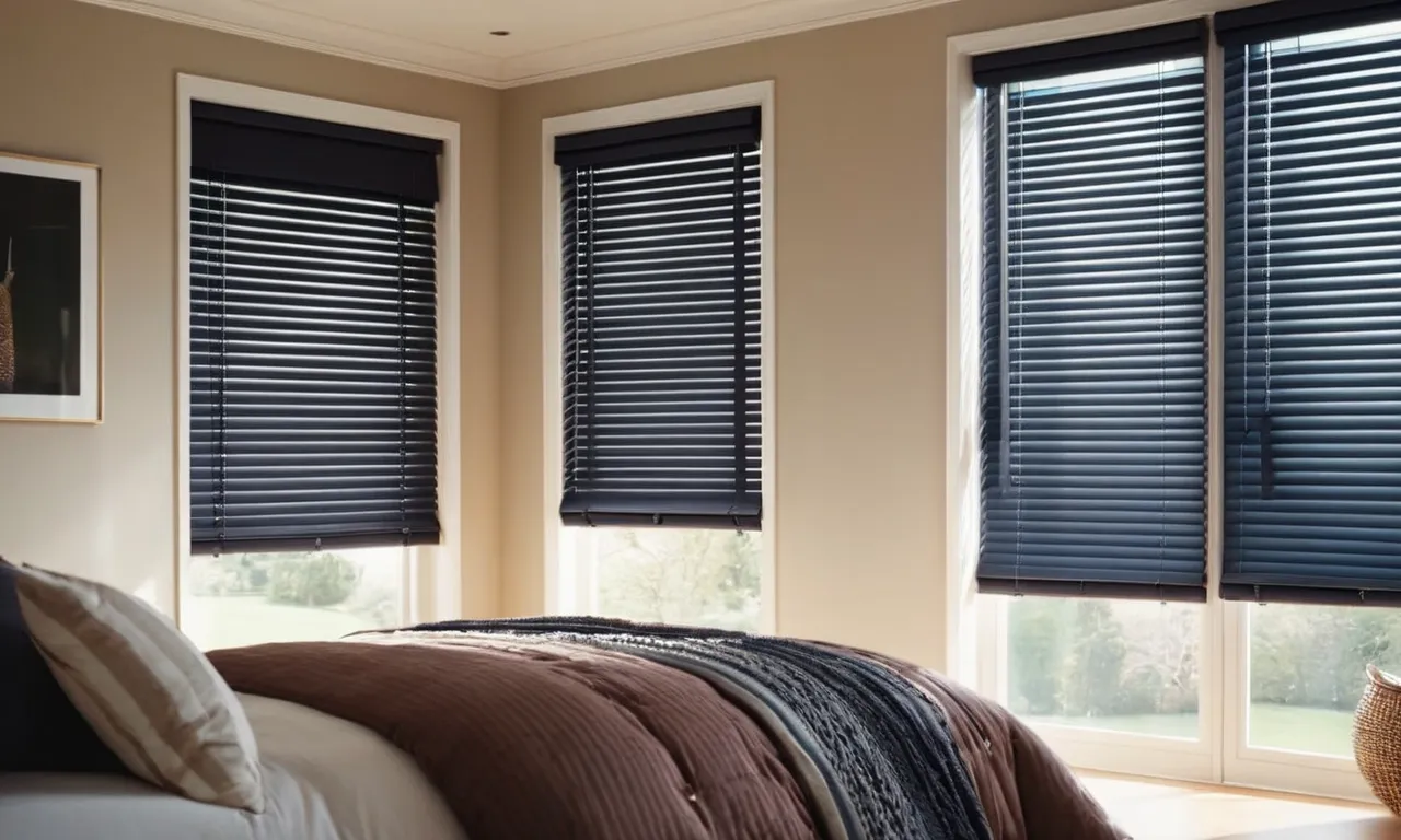 A close-up shot of a stylish room with natural light streaming through perfectly fitted best top down bottom up blinds, showcasing their functionality and enhancing the overall aesthetic appeal.