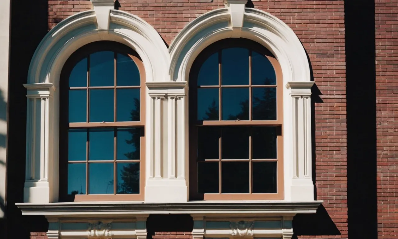 A close-up shot captures a stunning window tint installation, providing maximum privacy. The darkened glass beautifully contrasts with the surrounding architecture, enhancing both aesthetics and the sense of security.