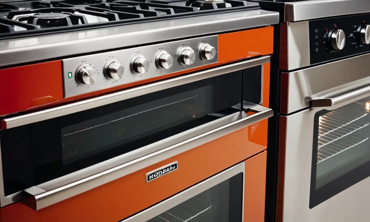 A close-up photo capturing the sleek and shiny surface of a stainless steel appliance freshly painted with the best stainless steel paint, giving it a brand-new, modern look.