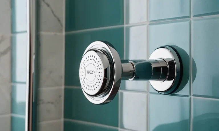 A close-up photo captures a sleek and modern shower valve and trim kit. Its polished chrome finish reflects light, while the precise handles and elegant design add a touch of luxury to any bathroom.