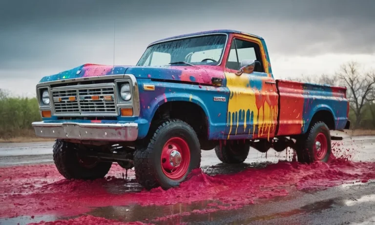 How Much Does It Cost To Paint A Truck?