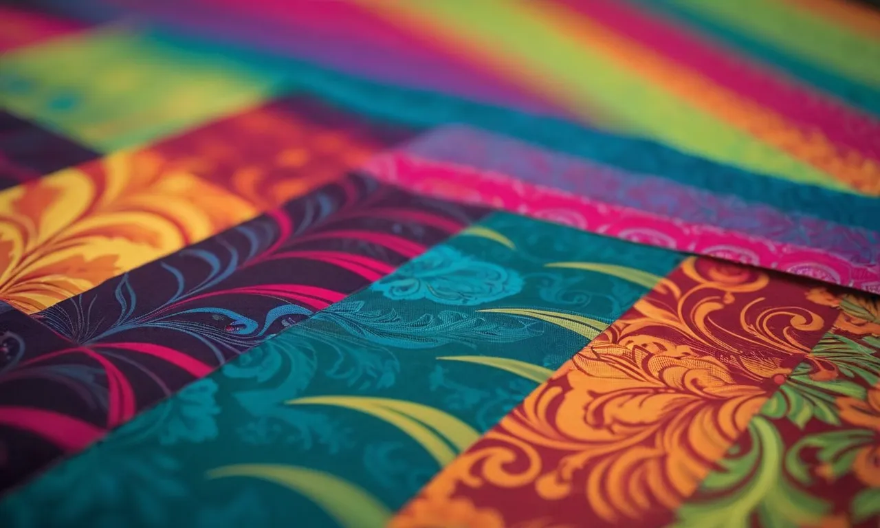 A close-up shot capturing a vibrant, perfectly cut design made from the best heat transfer vinyl for Cricut, flawlessly adhered to a fabric surface, showcasing its durability, vivid colors, and professional finish.