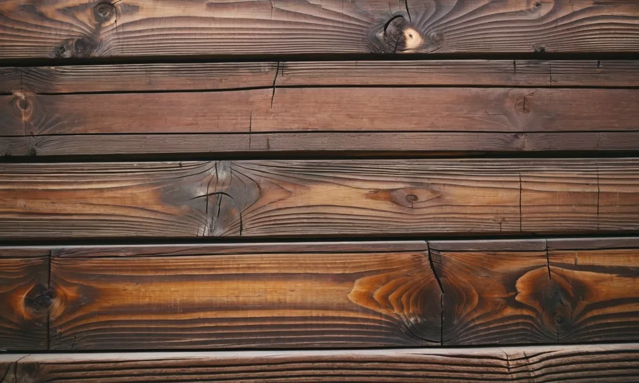 A close-up photo capturing the intricate texture and grain pattern of rough sawn wood treated with the best preservative, showcasing its durability and natural beauty.