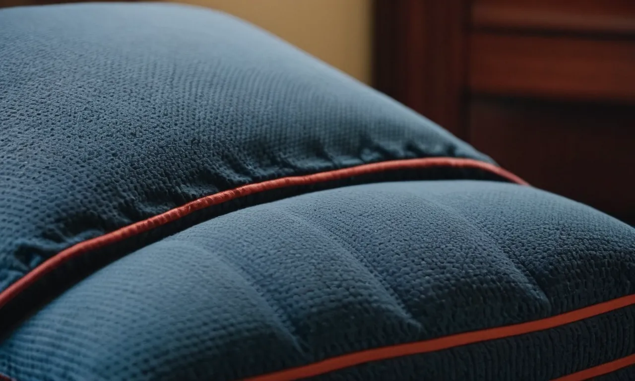 A close-up photo capturing a soft, ergonomic cushion designed specifically to alleviate pressure sores on the buttocks, providing utmost comfort and relief.