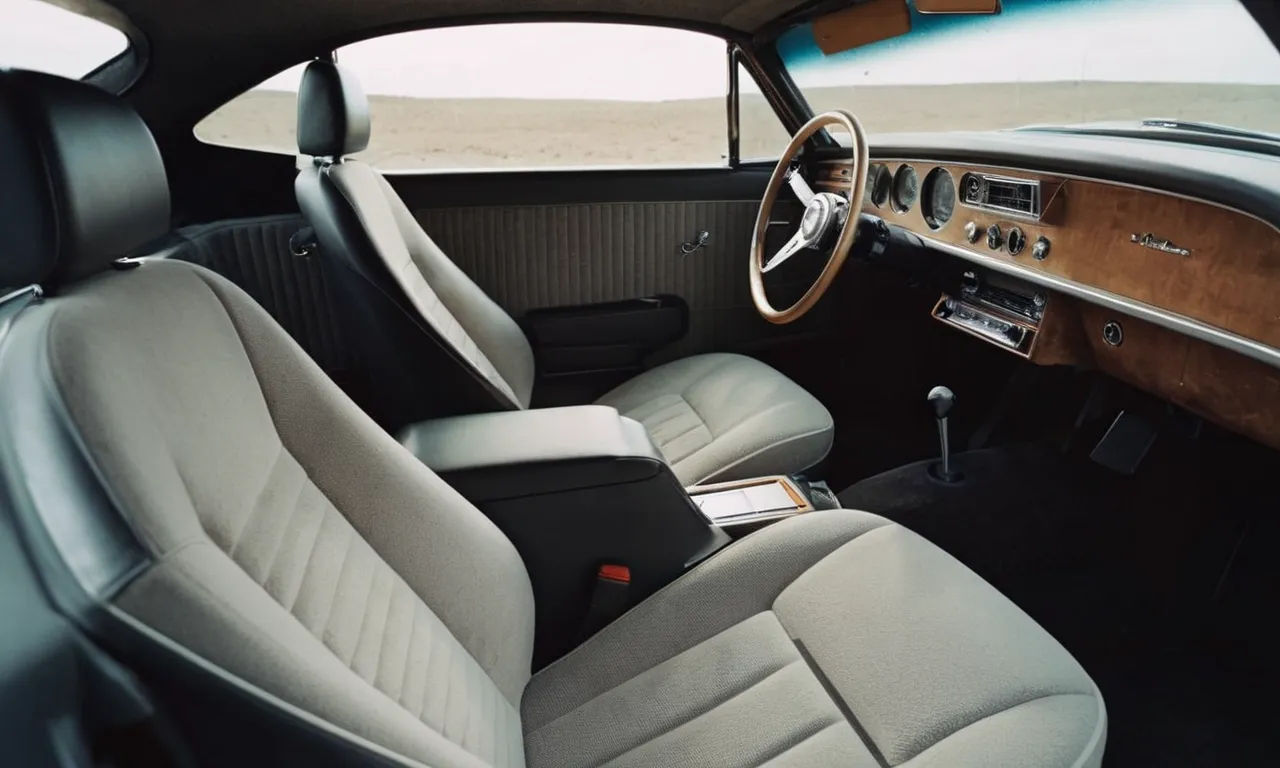 A close-up shot captures a car interior stripped down, revealing layers of acoustic foam and soundproofing materials meticulously installed, promising a serene drive through a visually silent symphony.