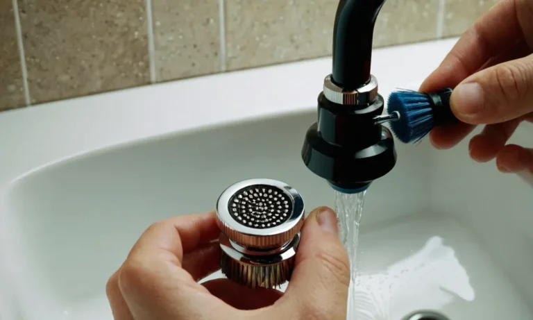 How To Clean A Faucet Aerator Without Removing It