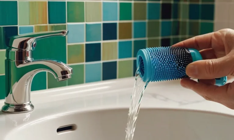 How To Clean A Non-Removable Faucet Aerator