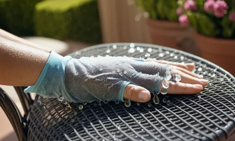 How To Clean Patio Furniture Mesh: A Comprehensive Guide