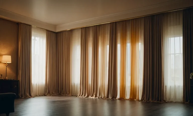 How To Hang Curtains From The Ceiling: A Step-By-Step Guide