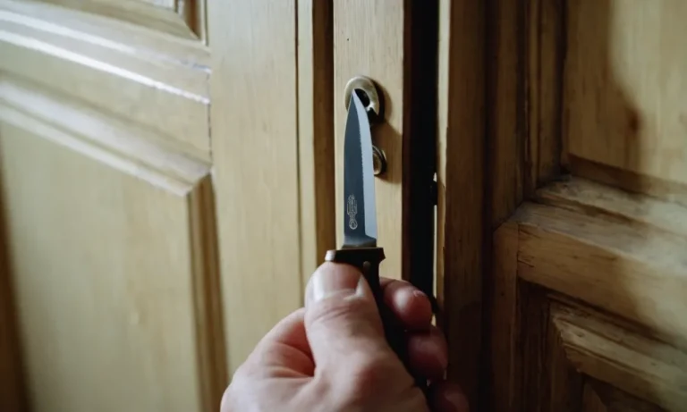 How To Open A Door With A Knife: A Detailed Guide