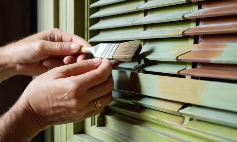 How To Paint Plantation Shutters