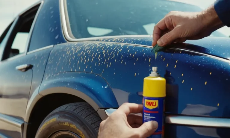 How To Remove Paint Transfer From Your Car With Wd-40