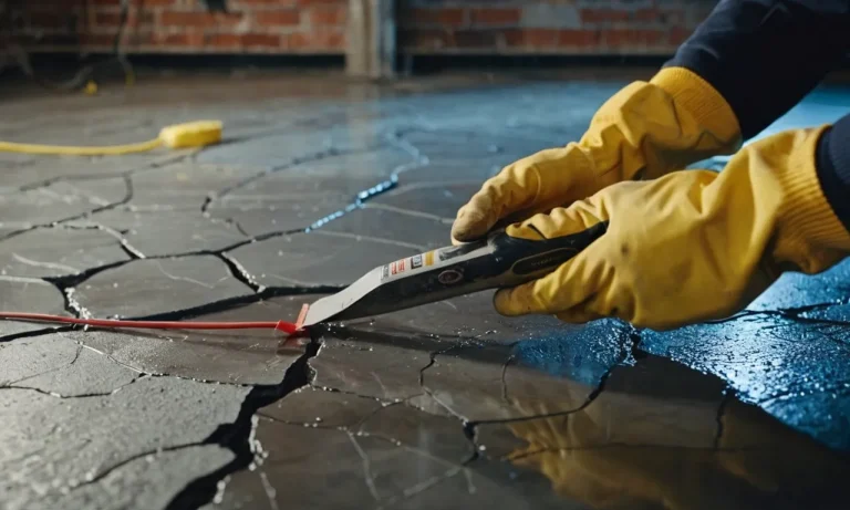 How To Seal Cracks In Your Basement Floor