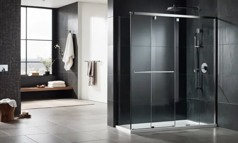 What Is A Semi Frameless Shower Door?