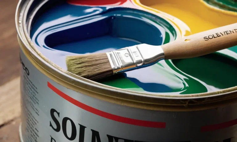 What Is Solvent Based Paint?