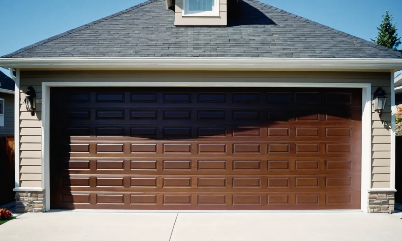 A photo of a professional garage door installation, showcasing the meticulous attention to detail and precise alignment, emphasizing the importance of a secure and functional entryway for homes and properties.